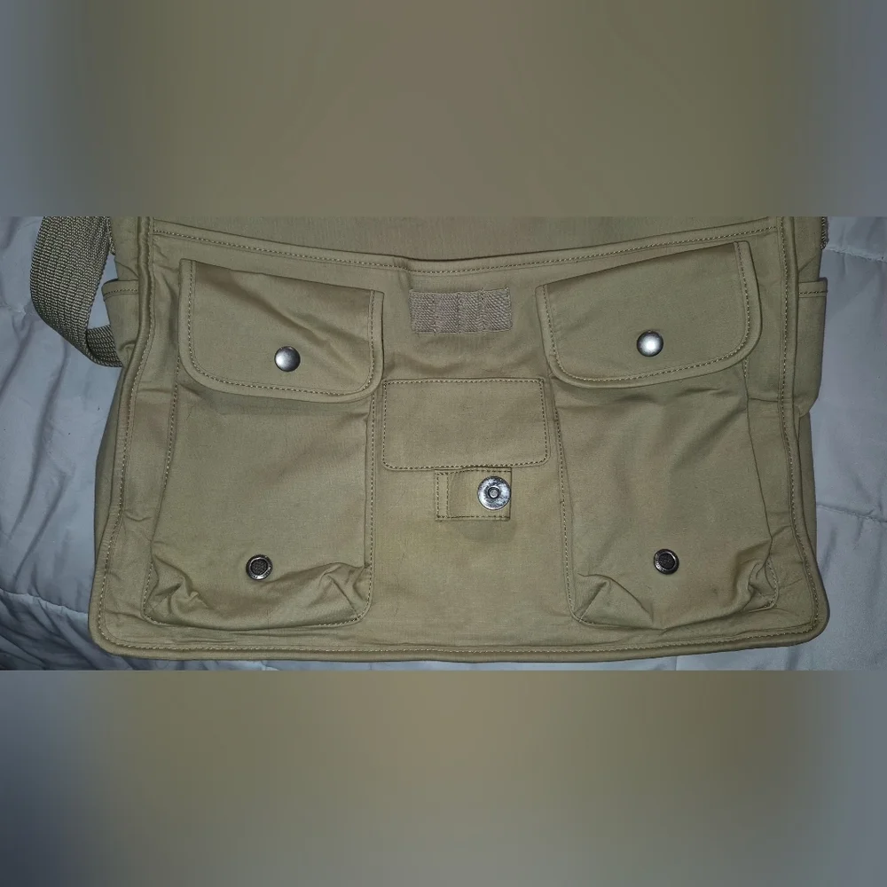 Fossil Tan Messenger Bag for Men